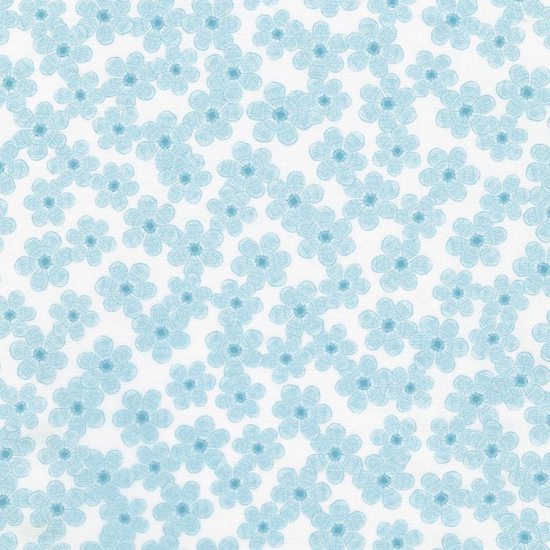 Drift Into Blue / Flowery - Cloud / Per 25cm