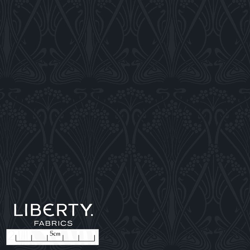 Liberty Tana Lawn Pigment / Ianthe Mono / 25cm