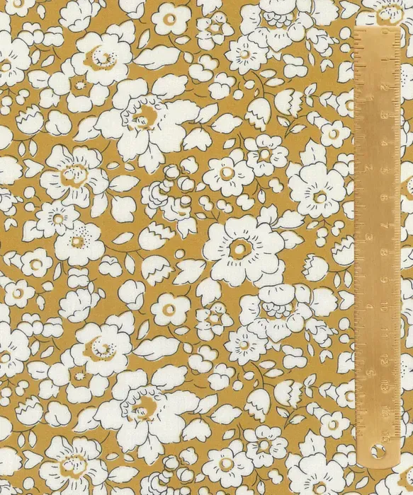 Liberty Tana Lawn / Betsy Boo Gold / 25cm