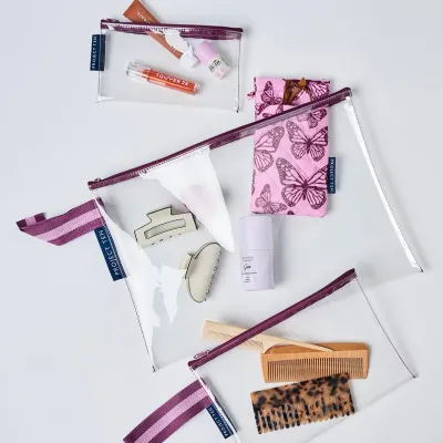 Project 10 / Clear Zip Pouches - Bundle of 3