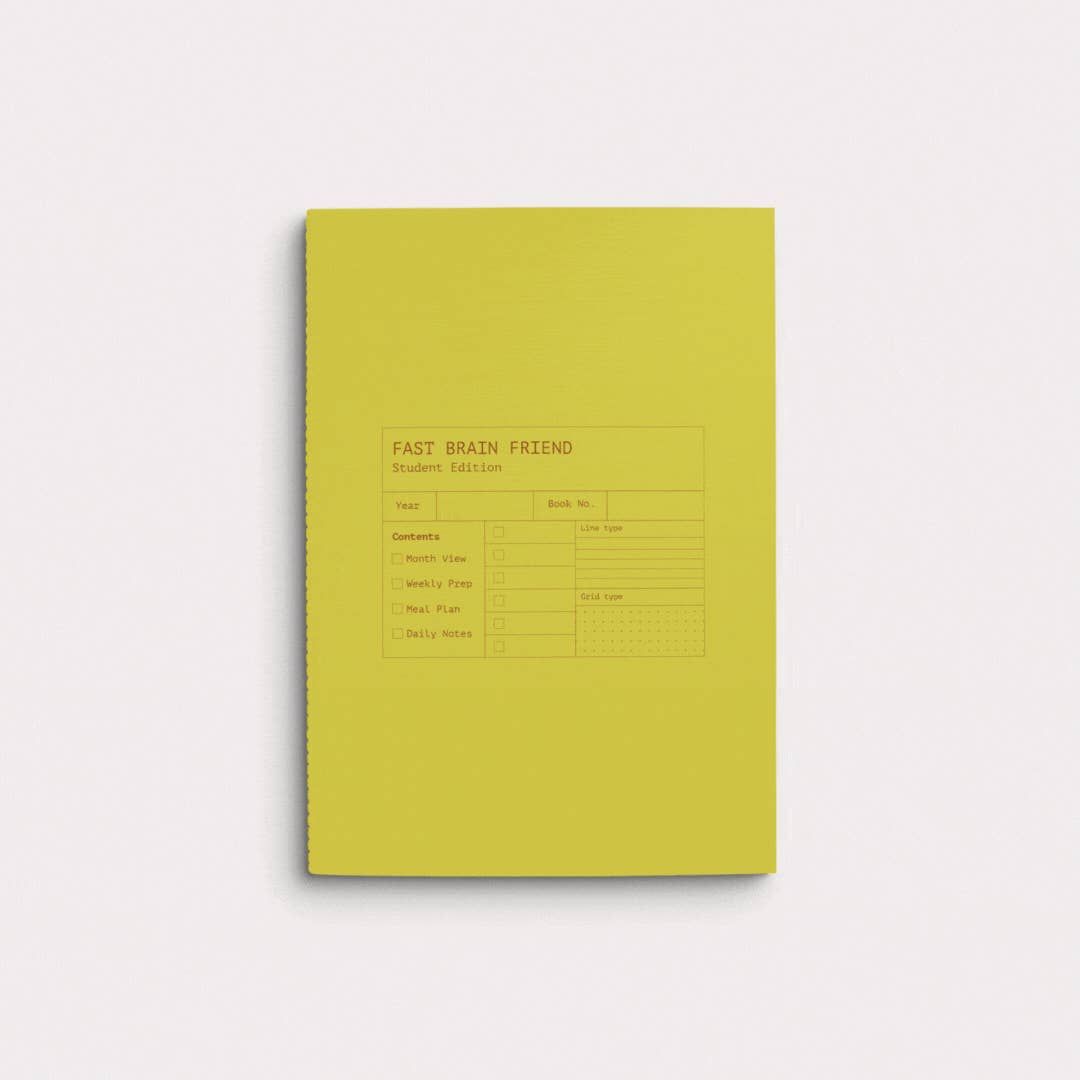 Creator's Friend Fast Brain Daily Planner Student Edition / Honeysuckle Yellow