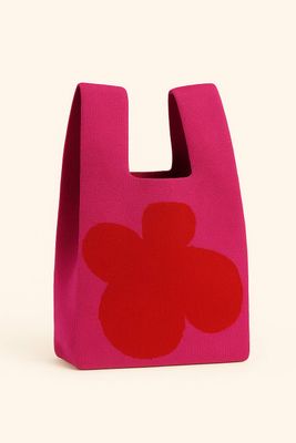 TOKEII Knitted Bag / Pop Petal Red