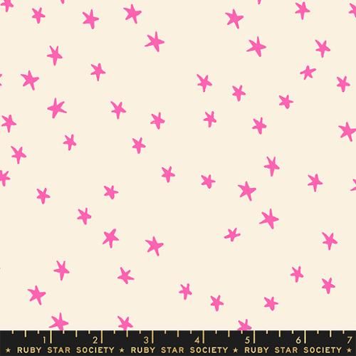 Ruby Star / Starry - Neon Pink / Per 25cm