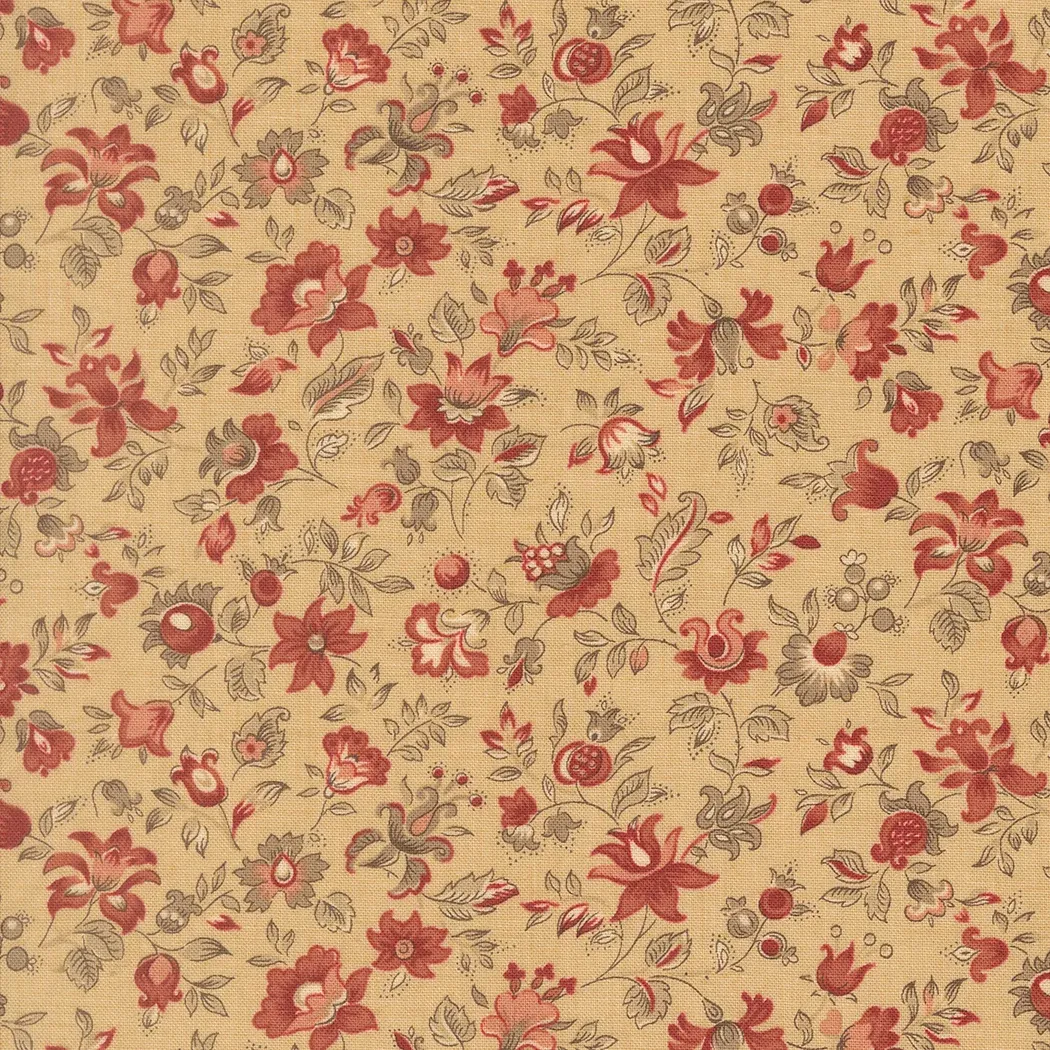 French General Le Jardin Rouge / Clemenceau Floral Oyster / 25cm