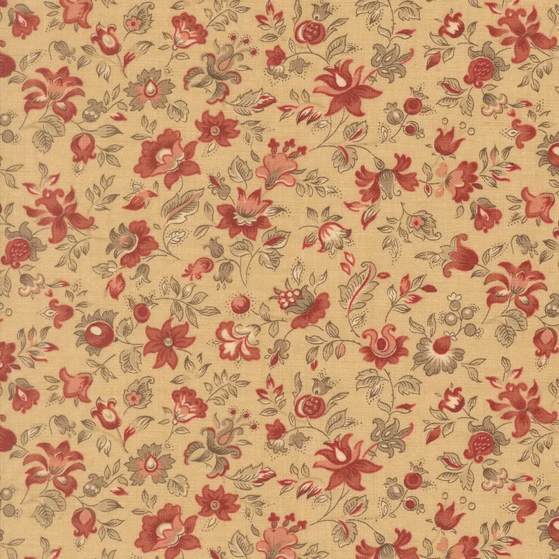 French General Le Jardin Rouge / Clemenceau Floral Oyster / 25cm