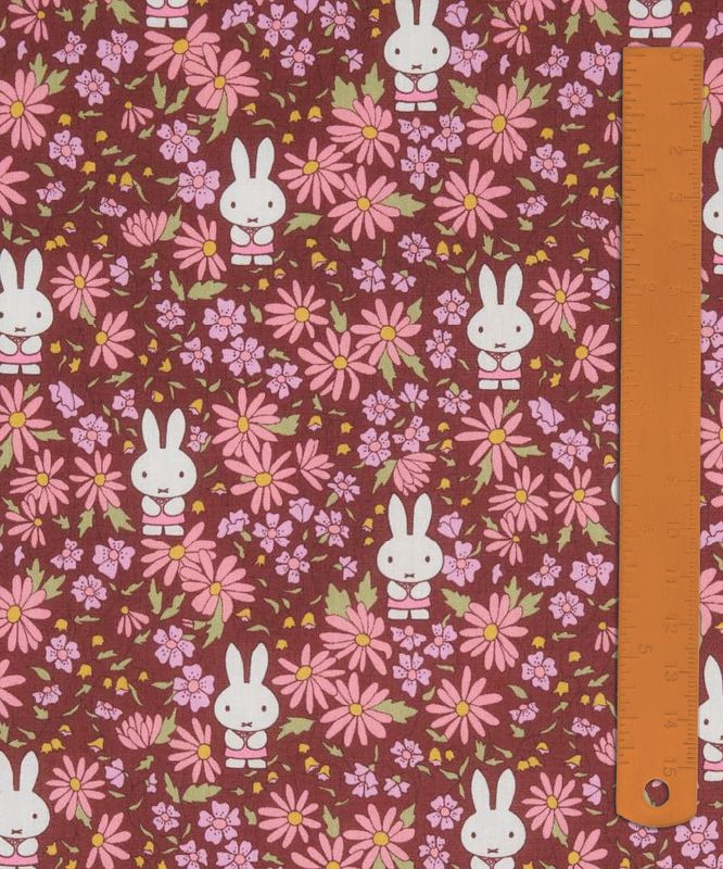 Liberty Tana Lawn x Miffy Japan / Prairie Day E / 25cm