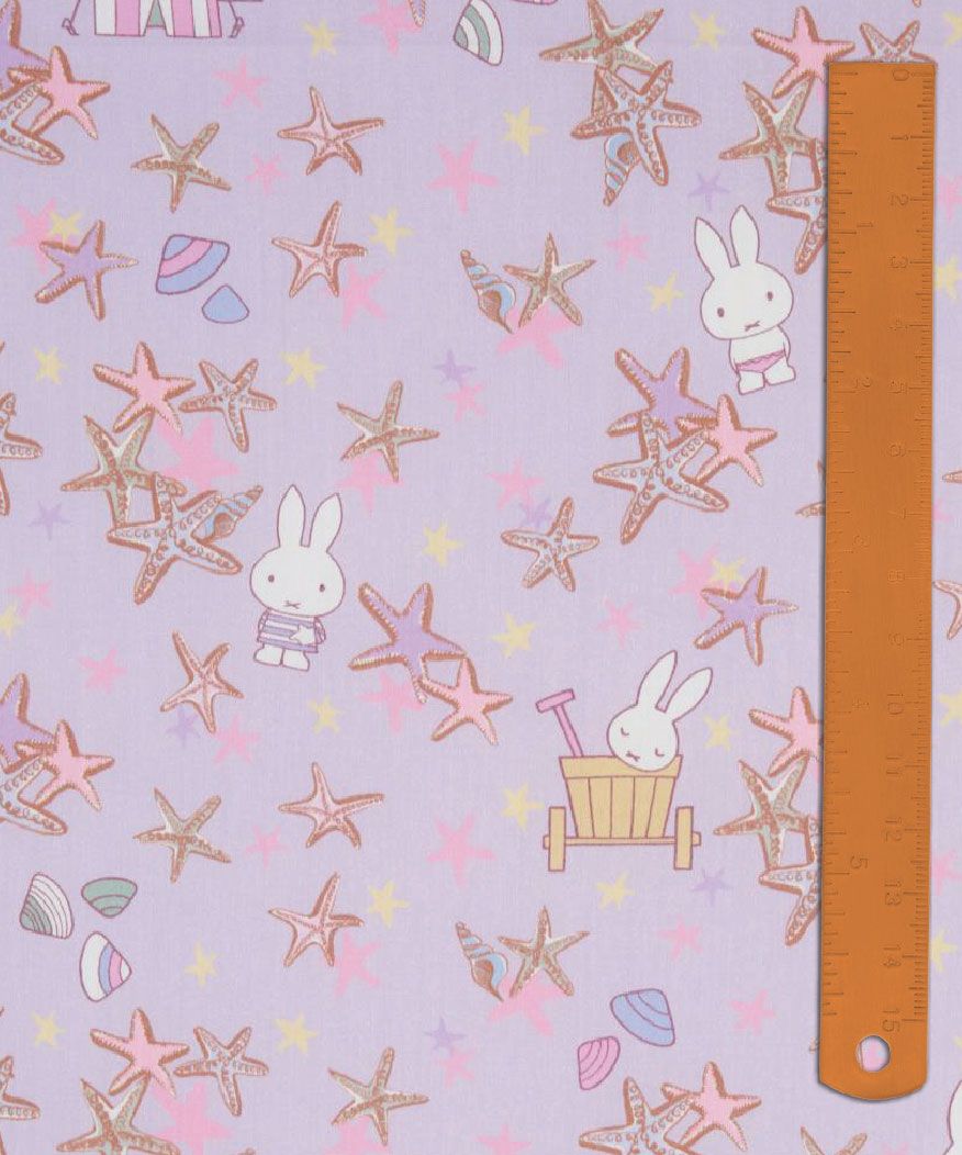 Liberty Tana Lawn x Miffy Japan / Seaside Escape D / 25cm