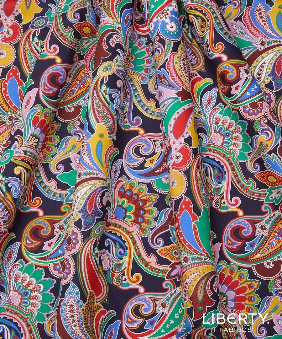 Liberty Tana Lawn AW25 / Paisley Fanfare A / 25cm