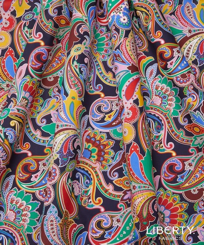 Liberty Tana Lawn AW25 / Paisley Fanfare A / 25cm