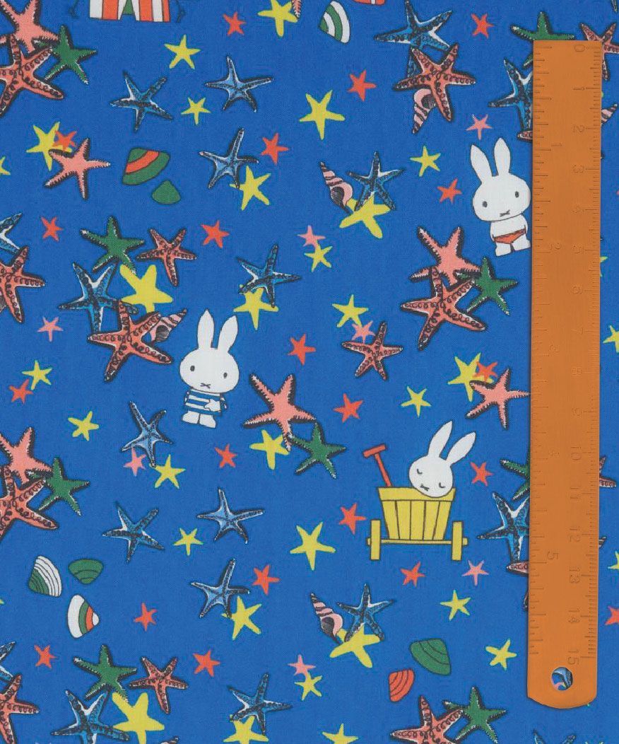 Liberty Tana Lawn x Miffy Japan / Seaside Escape C / 25cm