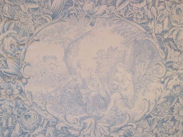 Yuwa Toile / Mid Blue (I) / per 25cm