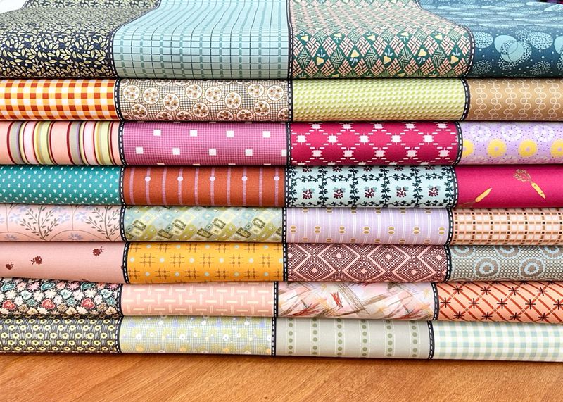 Jen Kingwell Gathered Lollies / Trentham Fabric Kit