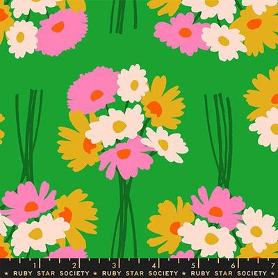 Ruby Star Sparklemart / Flower Dept Green / Per 25cm