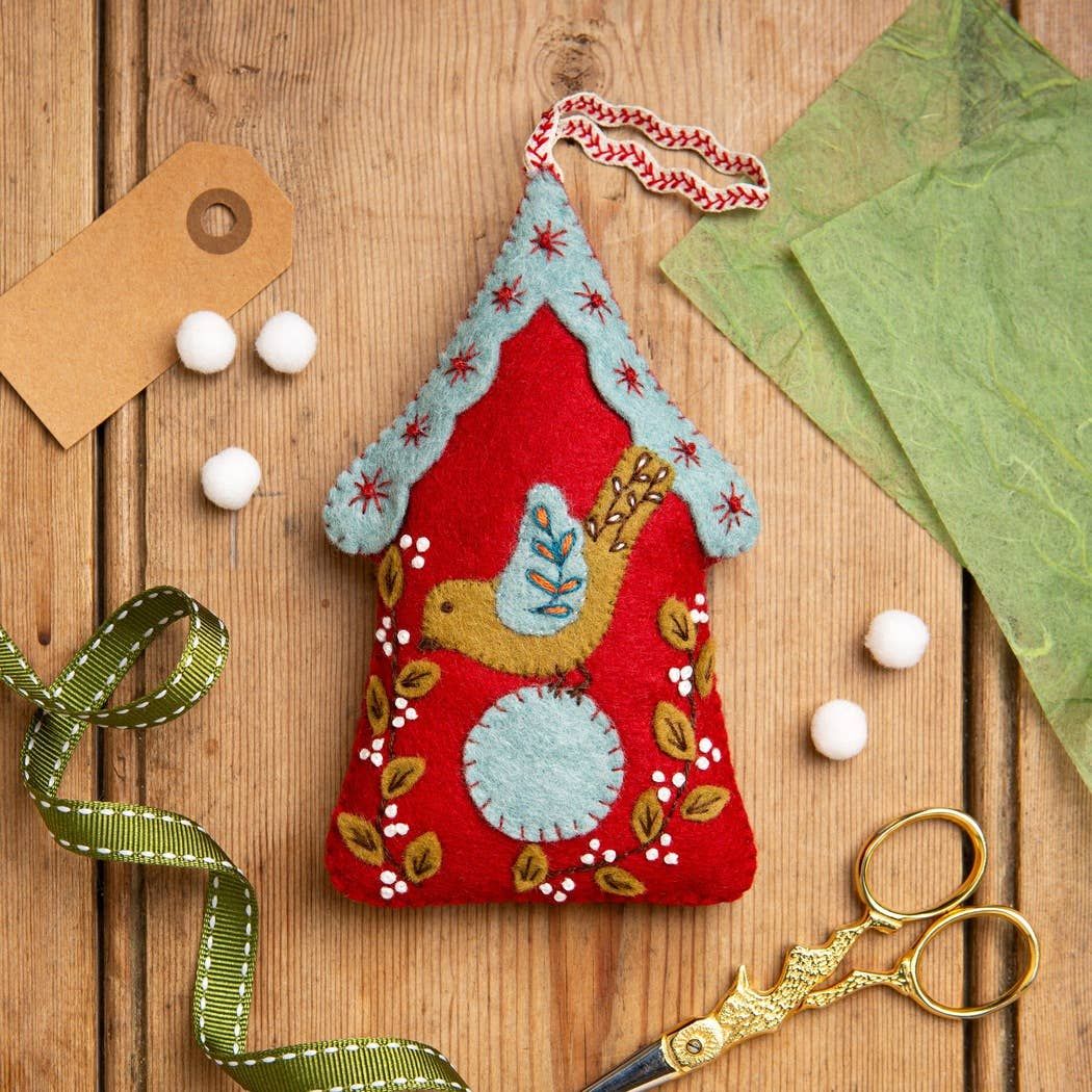 Felt Craft Kit - Folk Birdhouse