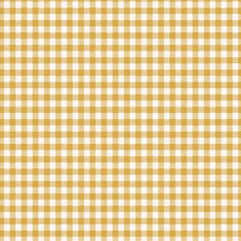 Tilda Wideback / Yarn Dyed Gingham - Yellow / Per 25cm