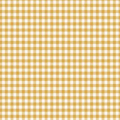 Tilda Wideback / Yarn Dyed Gingham - Yellow / Per 25cm