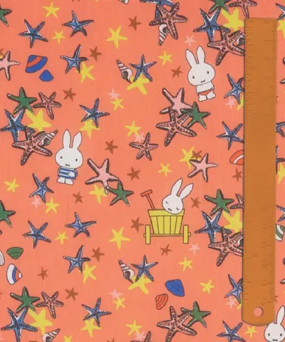 Liberty Tana Lawn x Miffy Japan / Seaside Escape B / 25cm
