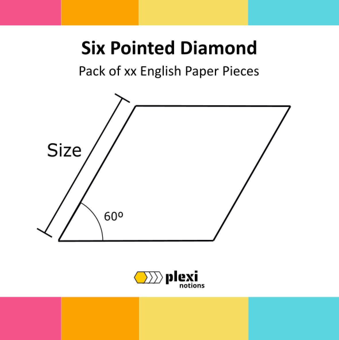 6 Pointed Star Diamond EPP Papers