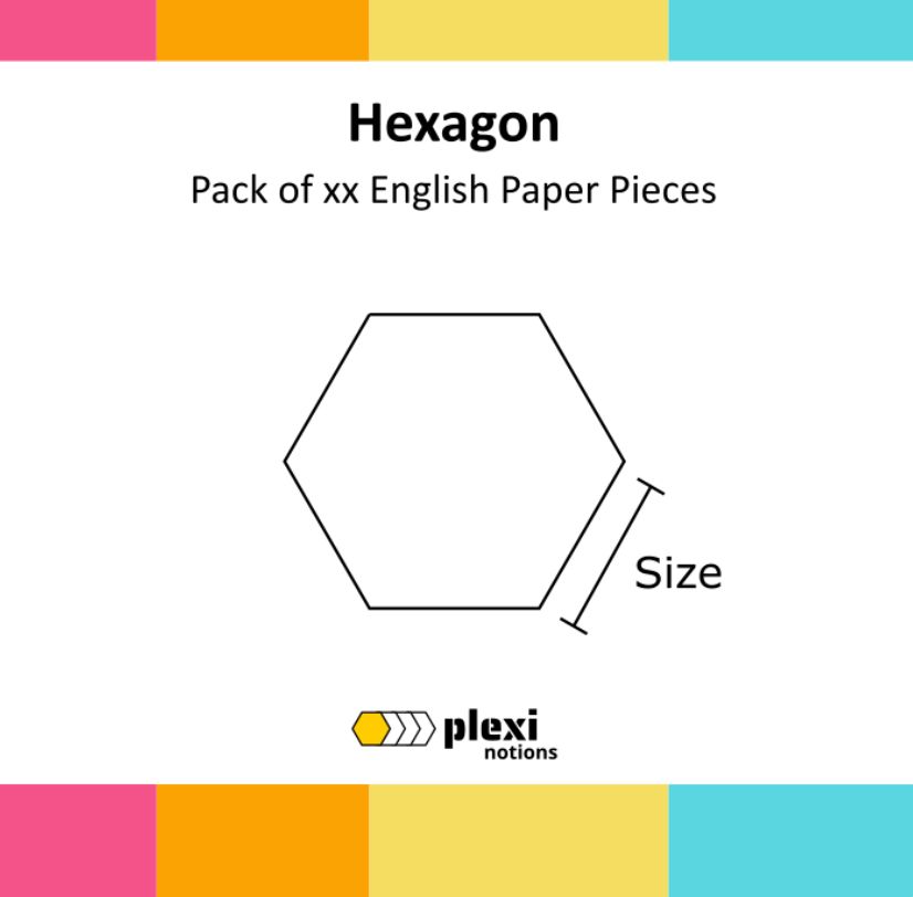 Hexagon Papers 1/2" / 150qty