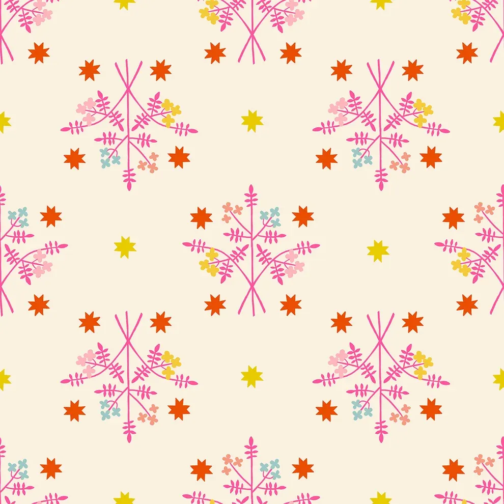 Ruby Star 1-800-Calico / Bouquet - Neon Pink / 25cm