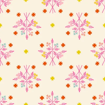 Ruby Star 1-800-Calico / Bouquet - Neon Pink / 25cm