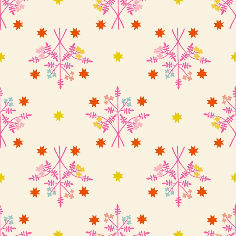 Ruby Star 1-800-Calico / Bouquet - Neon Pink / 25cm