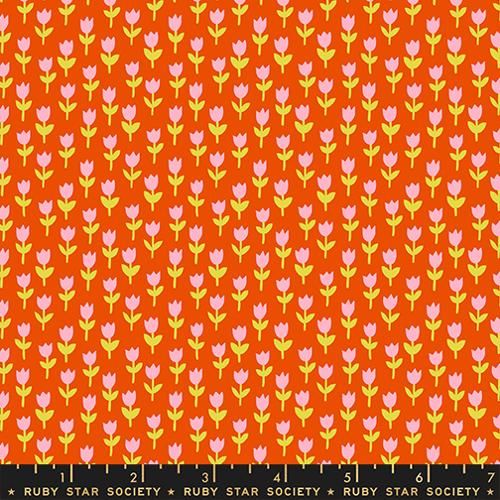 Ruby Star 1-800-Calico / Tulips - Warm Red / 25cm