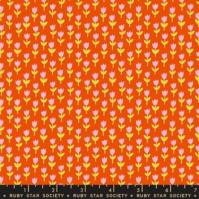 Ruby Star 1-800-Calico / Tulips - Warm Red / 25cm