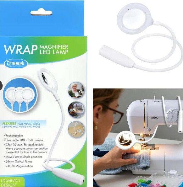 Wrap Magnifier LED Lamp