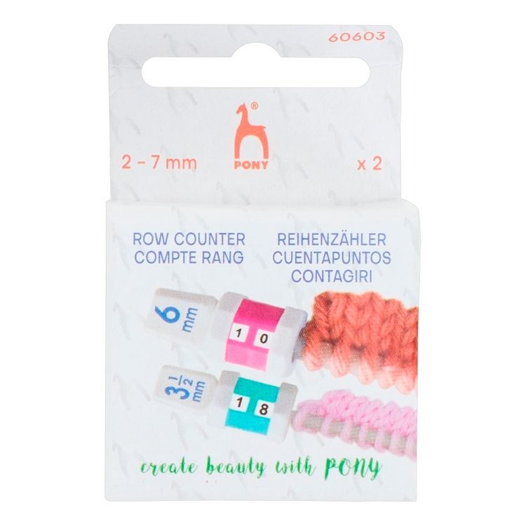Pony Row Counter / 2mm-7mm