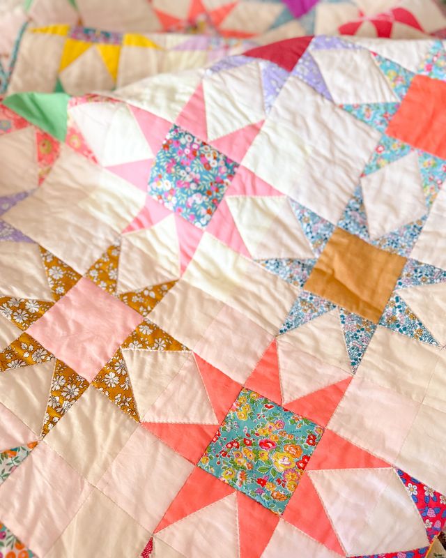 Star Burst Quilt Pattern + Templates