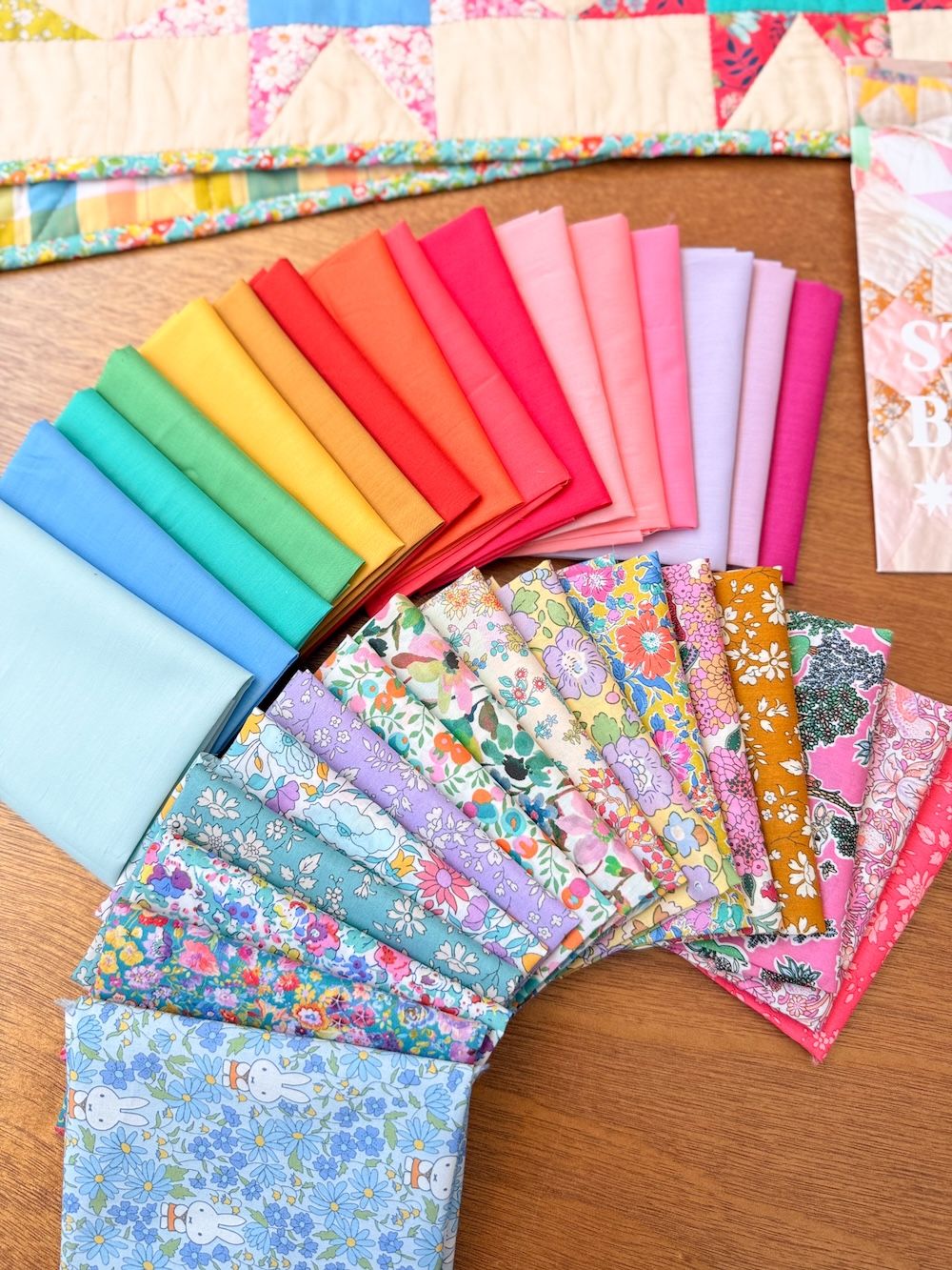 Star Burst / Rainbow Liberty Pack for Throw Quilt