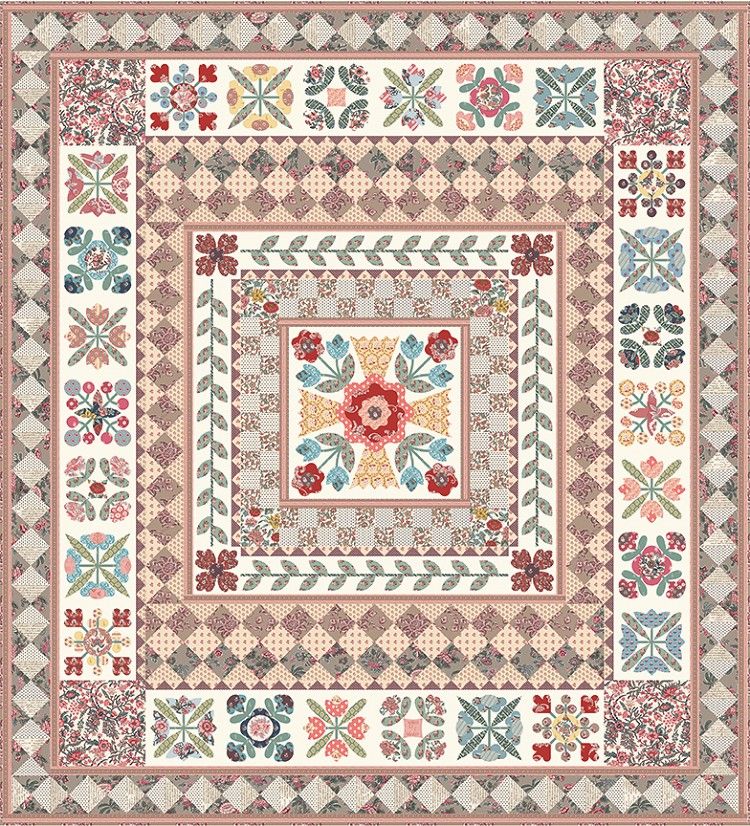 Jane Austen 250th Anniversary Quilt Templates