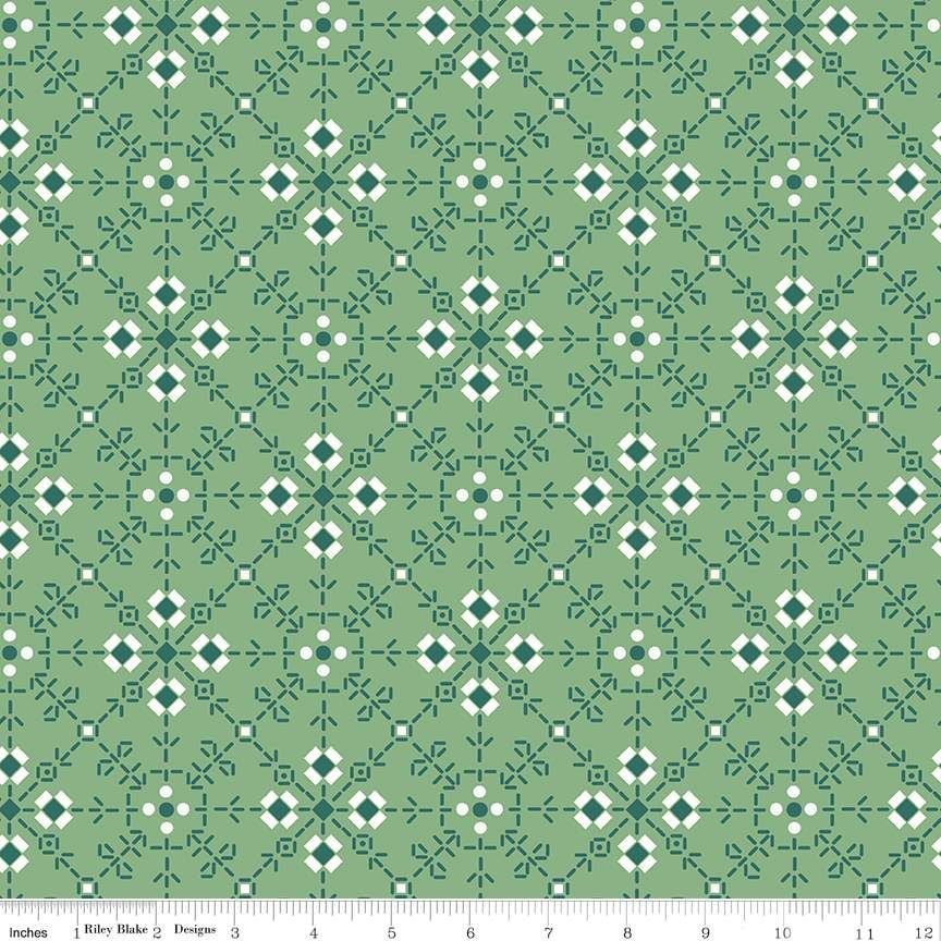 SALE Riley Blake Wide back / Homemade - Alpine Bee Plaids