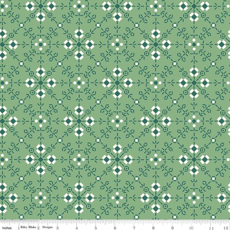 SALE Riley Blake Wide back / Homemade - Alpine Bee Plaids
