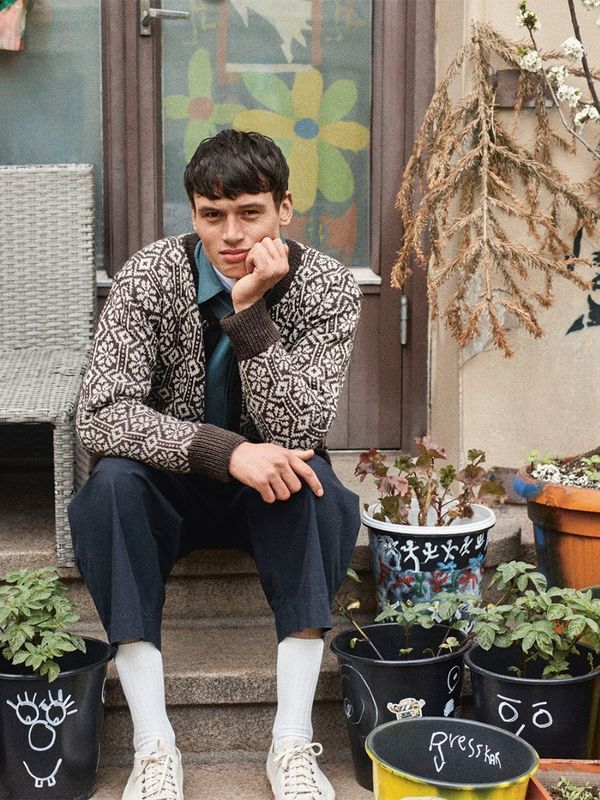 Sandnes Garn Tema 75 No. 2 – Meldal cardigan men