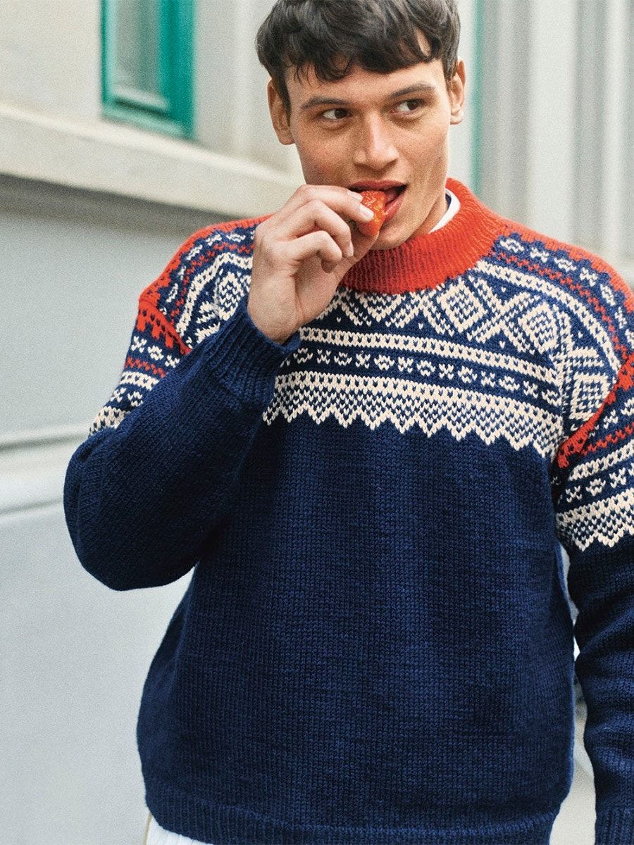 Sandnes Garn Tema 75 No. 8 – Marius sweater men