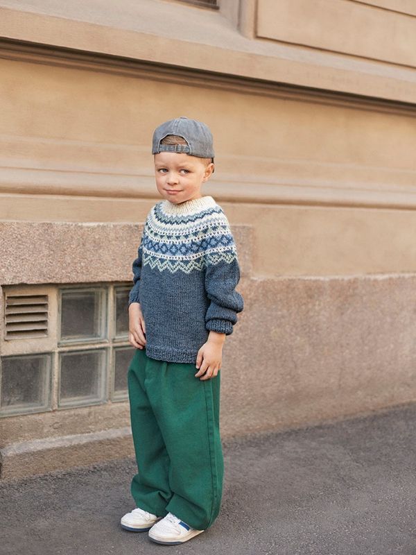 Sandnes Garn Tema 76 No. 3 – Cirkus sweater