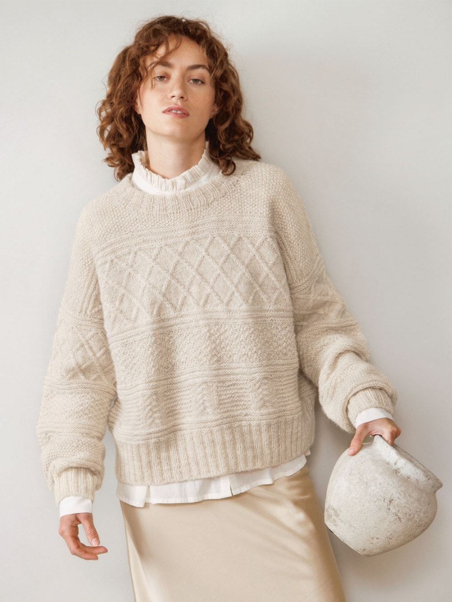 Sandnes Garn 2212 No. 8 – Guernsey sweater