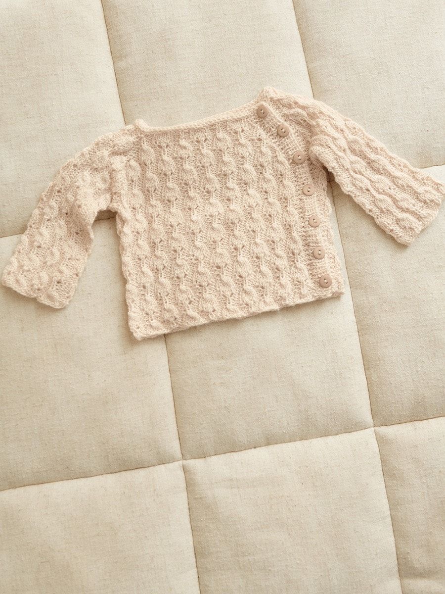 Sandnes Garn 2413 No. 2 – Lilja Cardigan, Diaper Pants, Tights &amp; Bonnet