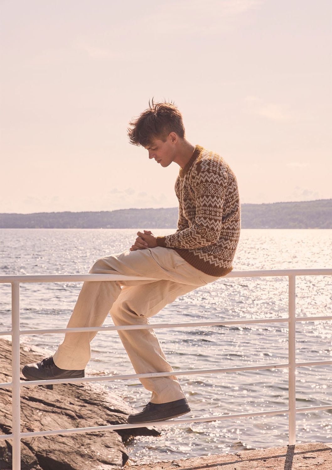Sandnes Garn Tema 68 No. 3 – Valldal mens sweater