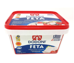 DODONI Imported Authentic Greek Feta Cheese 1 kg