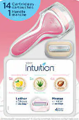 Schick Intuition razor 14 cartridges + 1 handle