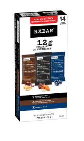 RXBAR Protein Bar Variety Pack 14 x 52 gr