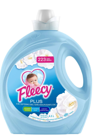 Fleecy Plus Fabric Softener 4.5 L