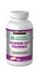 Kirkland Signature Women&#39;s 50+ multivitamins and minerals 365 tablets