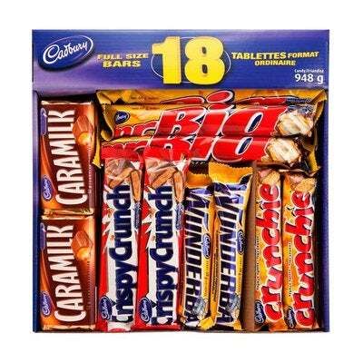 Cadbury Chocolate Bars Variety 18 Pack