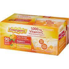 Emergen C Orange Vitamin C 1000mg 90 Packets