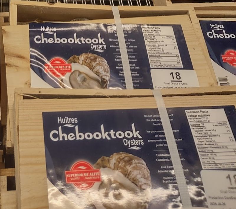 Chebooktook Oysters farmed 18 pack