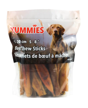 Yummies 5 8&quot; Beef Chew Sticks 680 gr